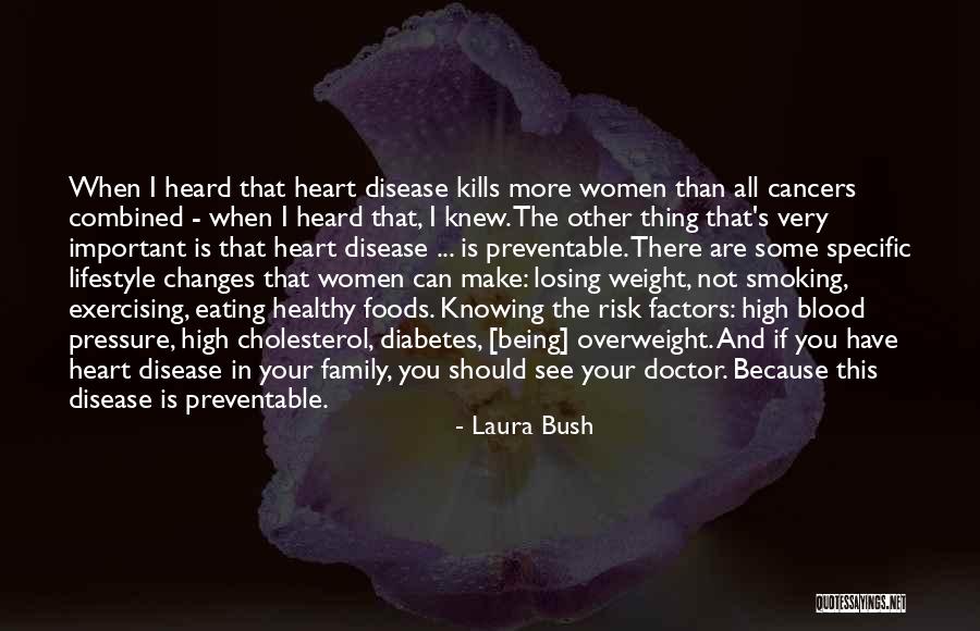 Losing Someone With Cancer Quotes By Laura Bush