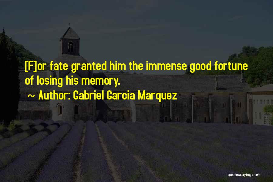 Losing Something Good Quotes By Gabriel Garcia Marquez