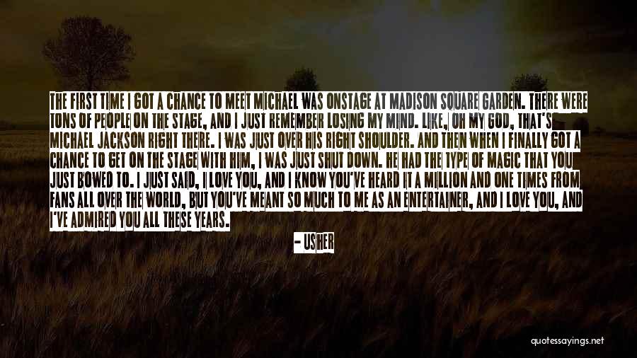Losing The One You Love Quotes By Usher Losing The One You Love Quotes By Usher