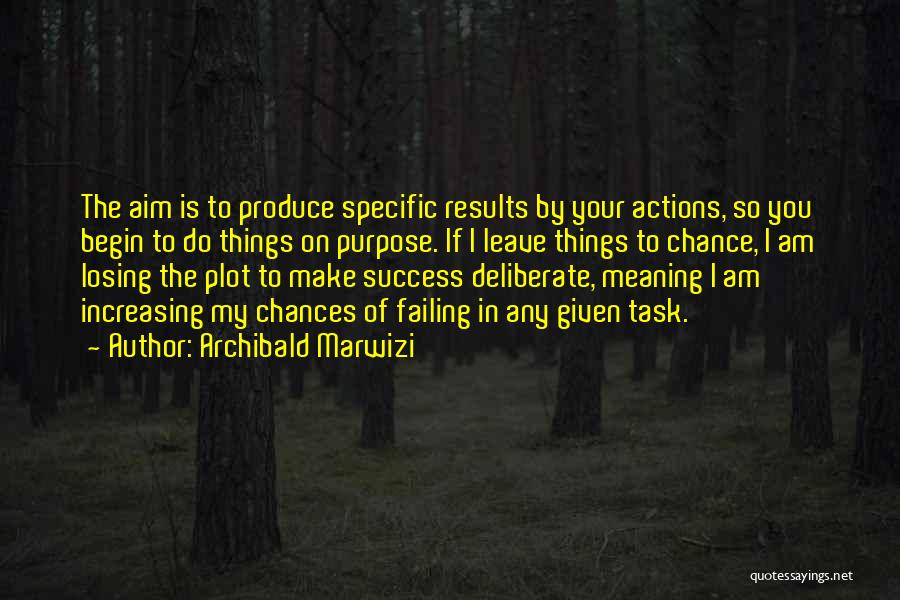 Losing The Plot Quotes By Archibald Marwizi