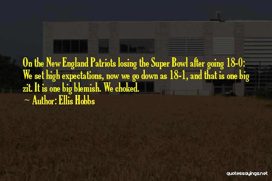 Losing The Super Bowl Quotes By Ellis Hobbs