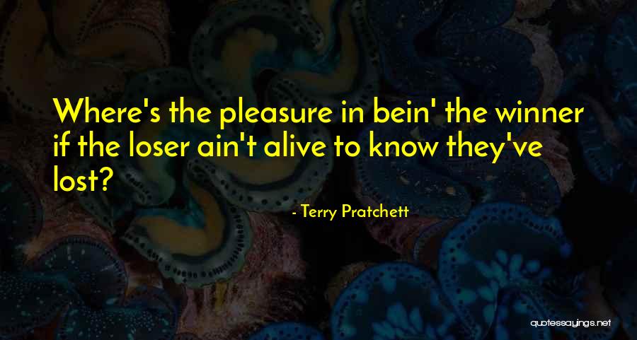 Losing Then Winning Quotes By Terry Pratchett Losing Then Winning Quotes By Terry Pratchett