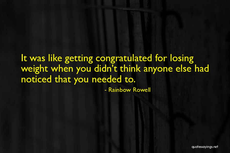 Losing You Would Be Like Quotes By Rainbow Rowell