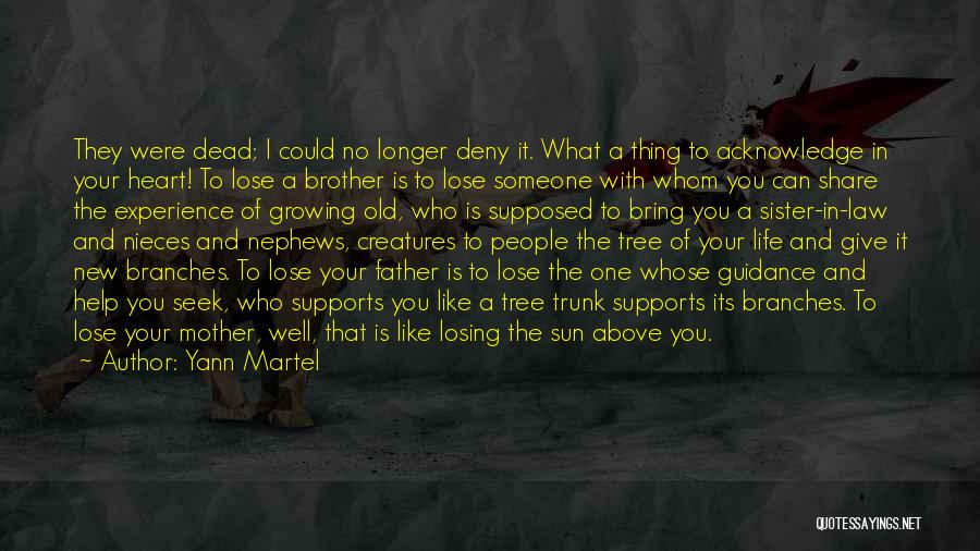 Losing Your Father Quotes By Yann Martel