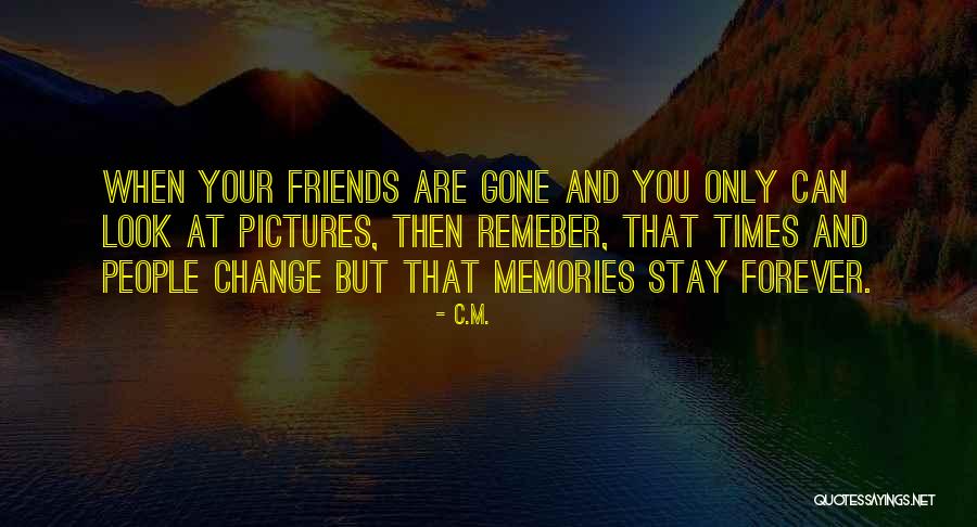 Losing Your Friends Quotes By C.M. Losing Your Friends Quotes By C.M.