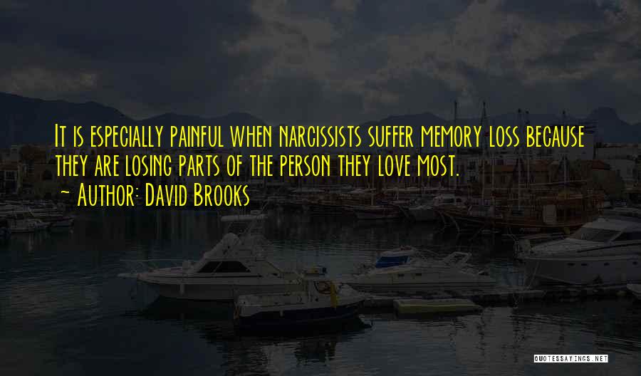 Losing Your Memory Quotes By David Brooks