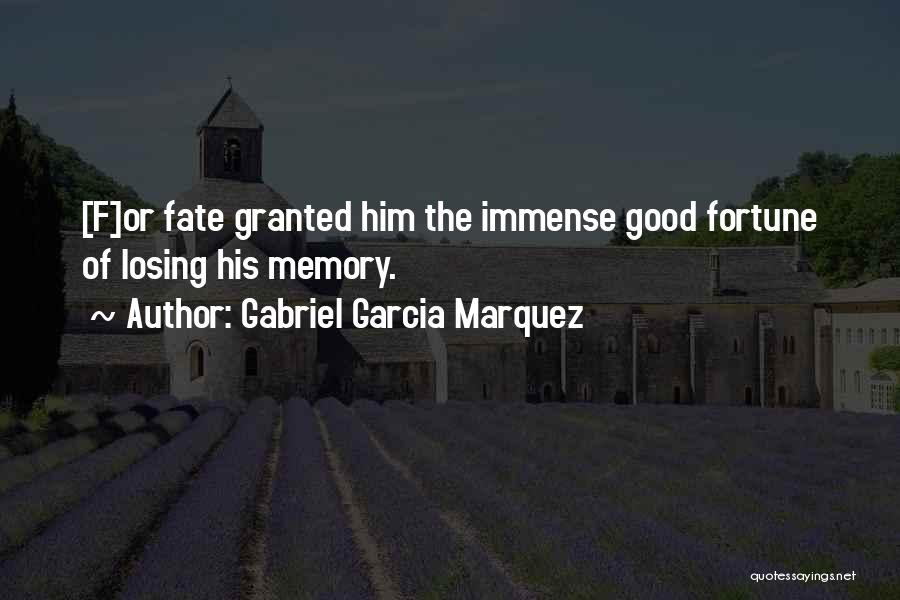 Losing Your Memory Quotes By Gabriel Garcia Marquez