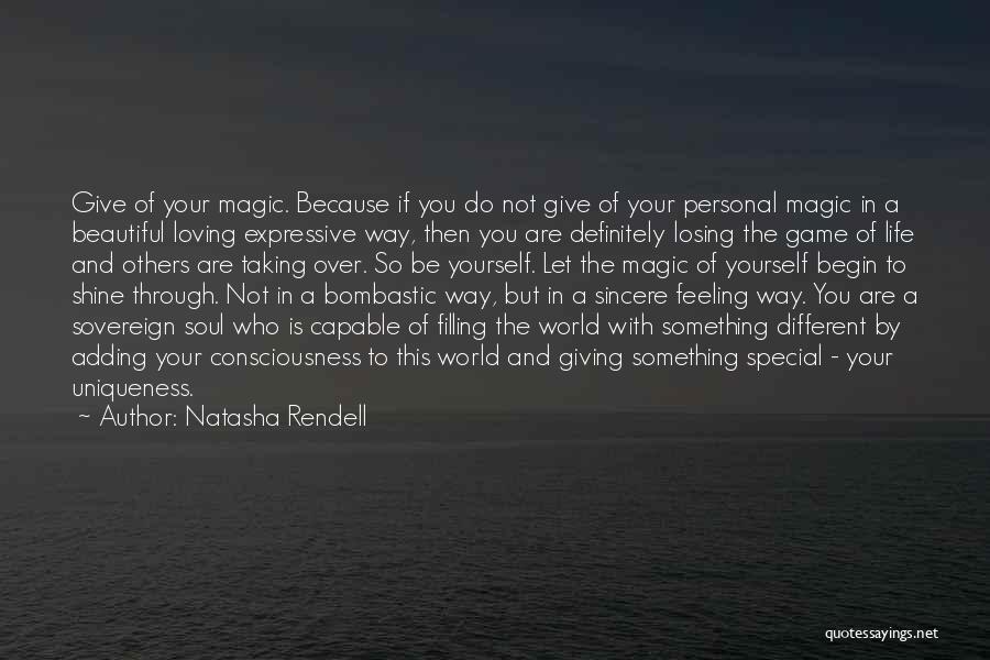 Losing Your Soul Quotes By Natasha Rendell