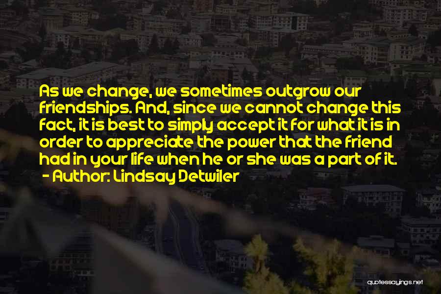 Loss And Change Quotes By Lindsay Detwiler
