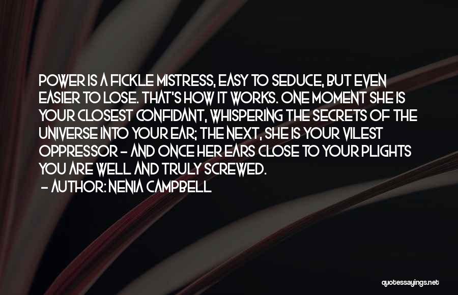 Loss And Change Quotes By Nenia Campbell