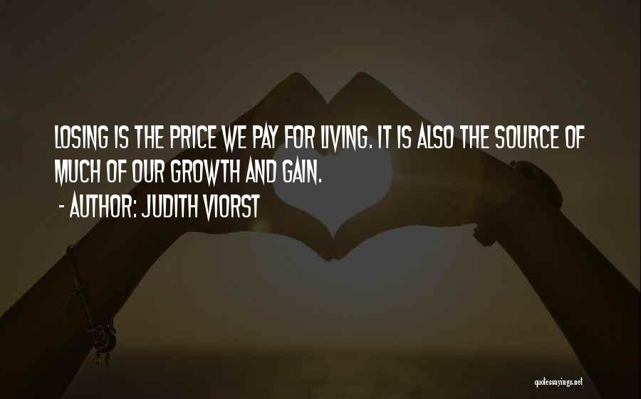 Loss And Living Quotes By Judith Viorst