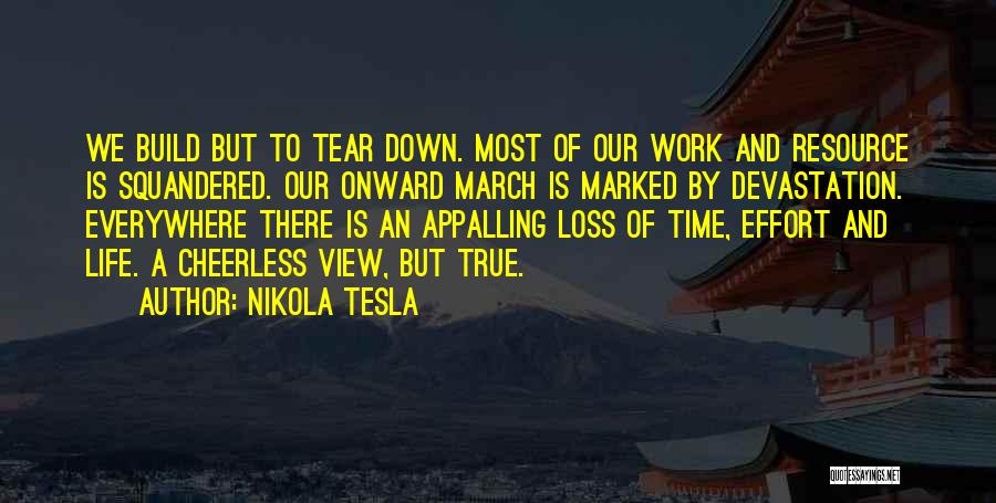 Loss And Time Quotes By Nikola Tesla