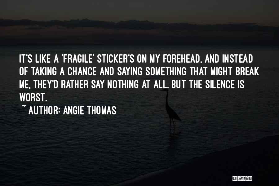 Loss Mourning Quotes By Angie Thomas