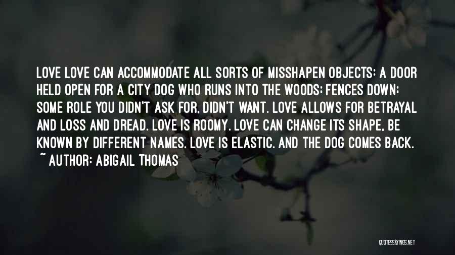 Loss Of A Dog Quotes By Abigail Thomas