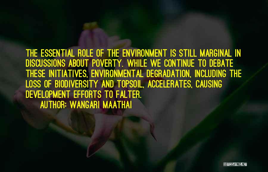 Loss Of Biodiversity Quotes By Wangari Maathai