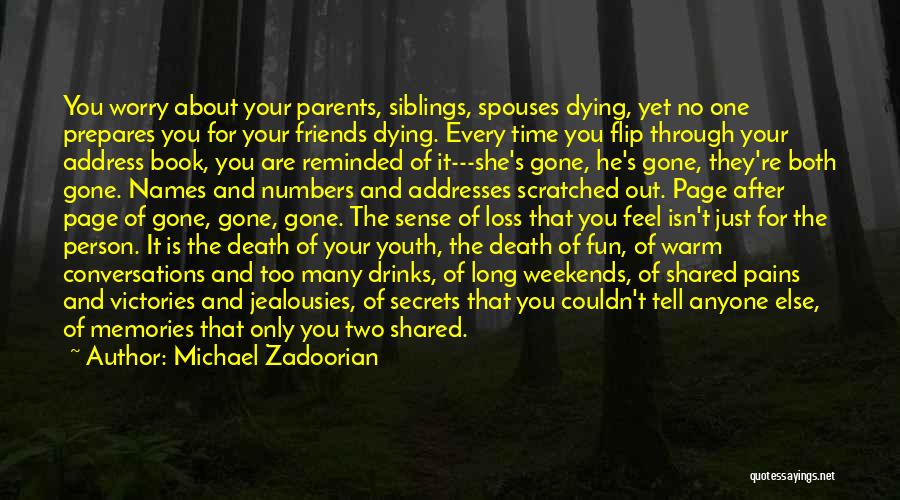 Loss Of Both Parents Quotes By Michael Zadoorian