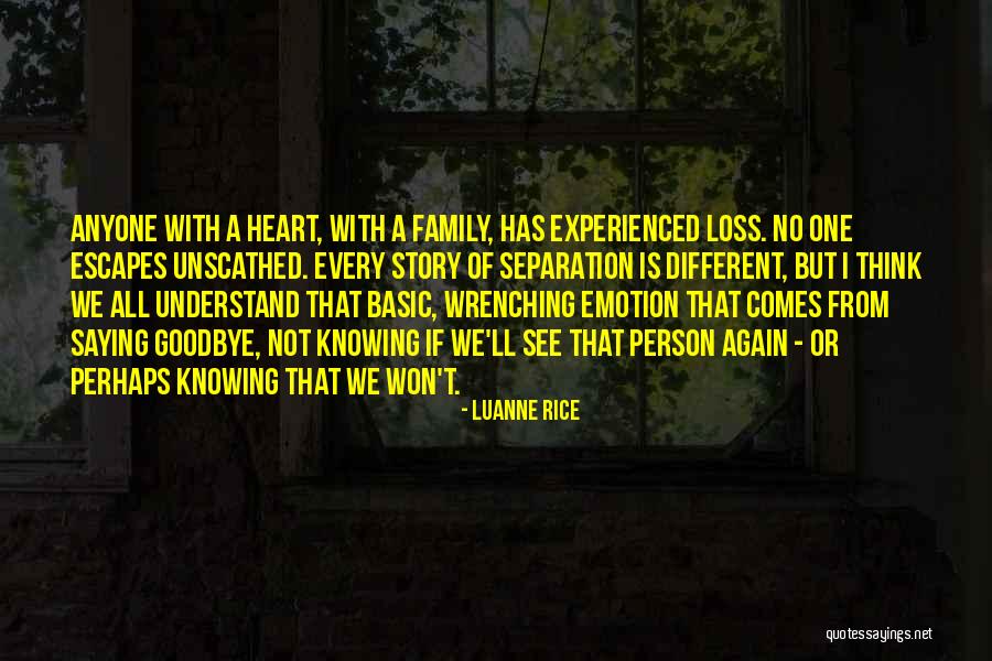 Loss Of Family Of Family Quotes By Luanne Rice Loss Of Family Of Family Quotes By Luanne Rice