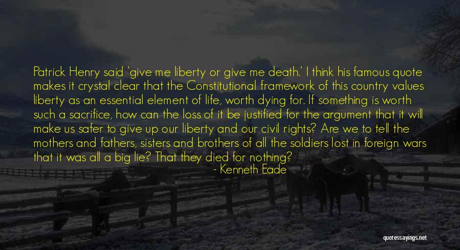 Loss Of Freedom Of Speech Quotes By Kenneth Eade Loss Of Freedom Of Speech Quotes By Kenneth Eade