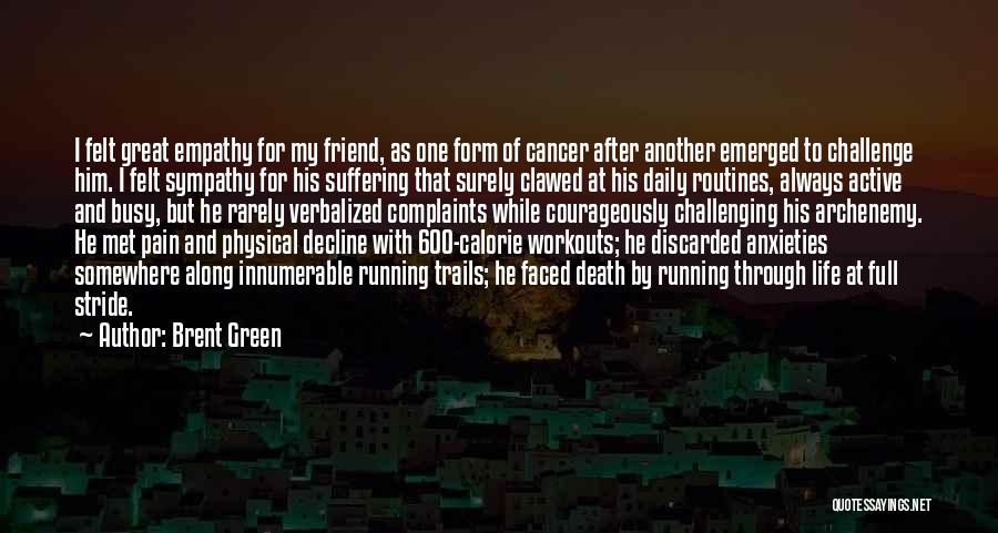 Loss Of Friend Death Quotes By Brent Green