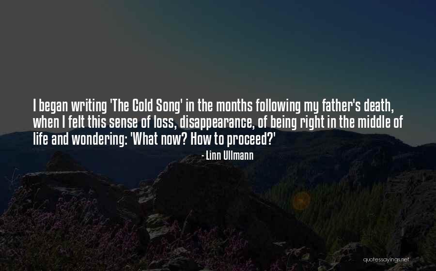 Loss Of My Father Quotes By Linn Ullmann