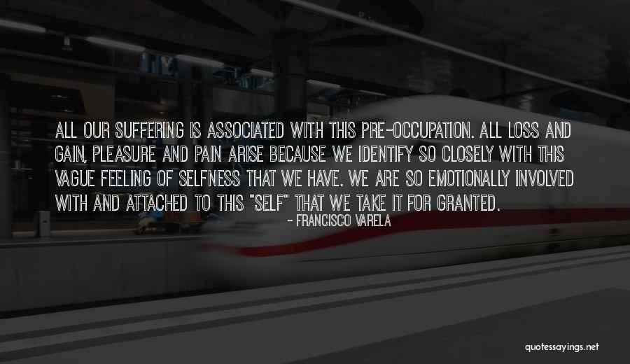 Loss Pain Suffering Quotes By Francisco Varela Loss Pain Suffering Quotes By Francisco Varela