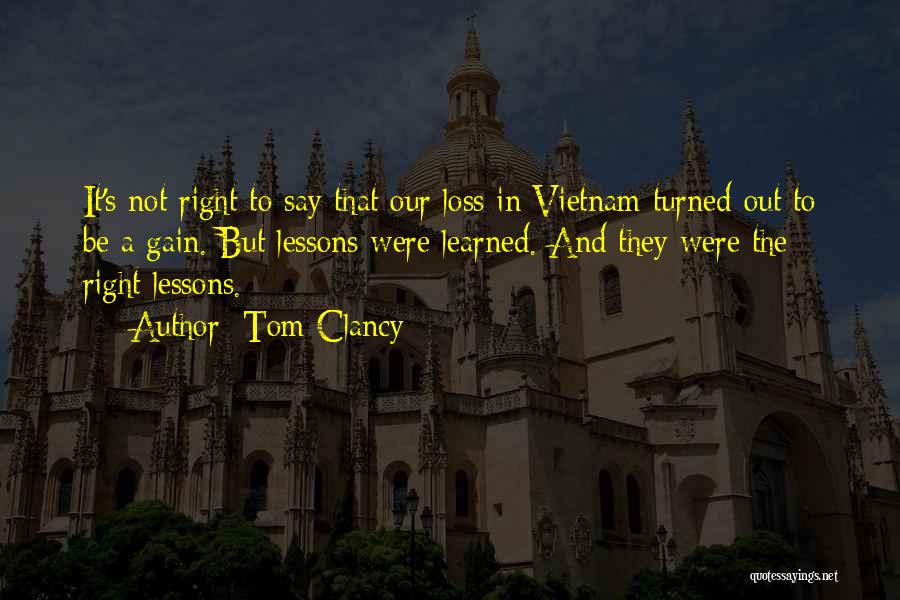 Loss Quotes By Tom Clancy