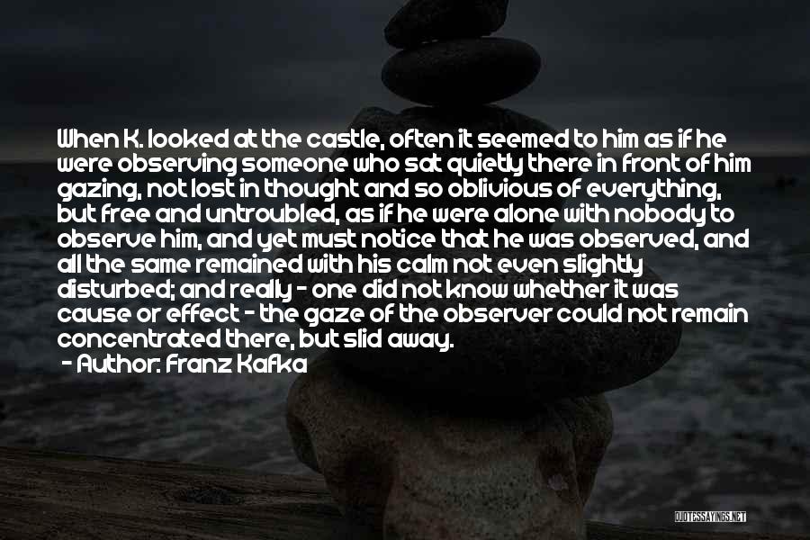 Lost And All Alone Quotes By Franz Kafka