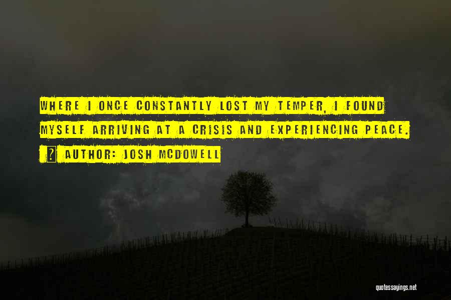 Lost And Found Myself Quotes By Josh McDowell