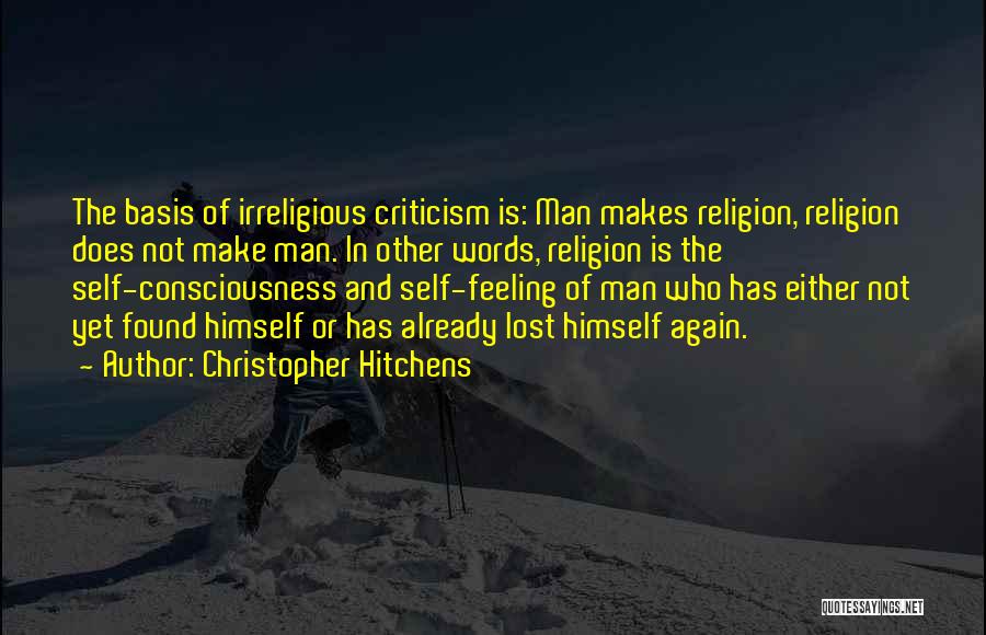 Lost And Found Quotes By Christopher Hitchens