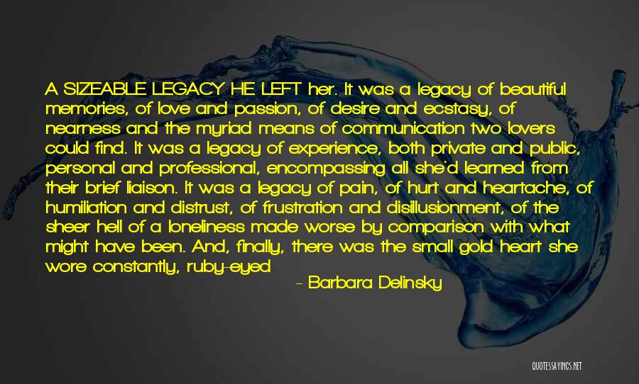 Lost And Pain Quotes By Barbara Delinsky