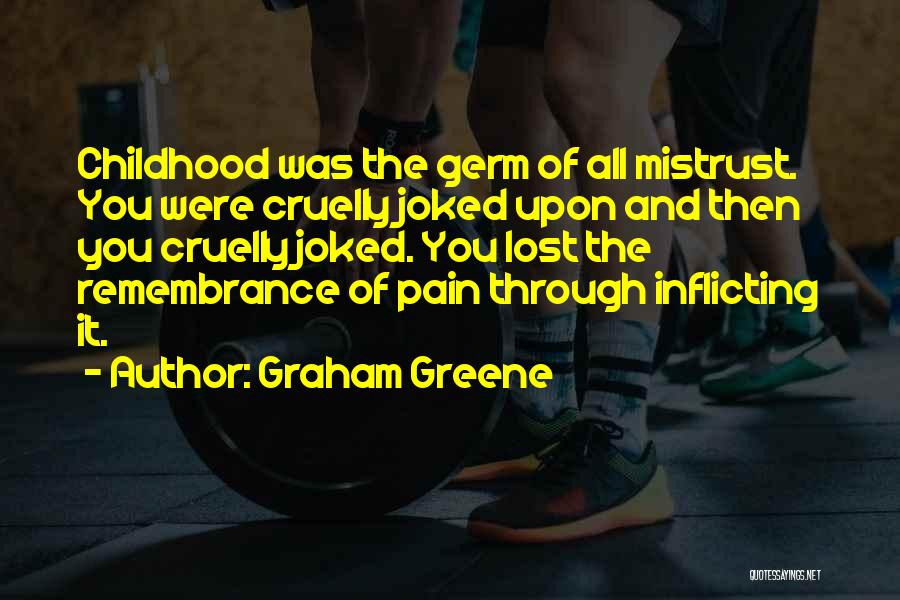 Lost And Pain Quotes By Graham Greene
