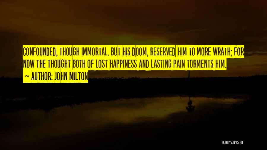 Lost And Pain Quotes By John Milton