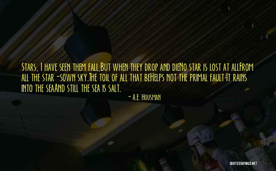 Lost At Sea Quotes By A.E. Housman Lost At Sea Quotes By A.E. Housman