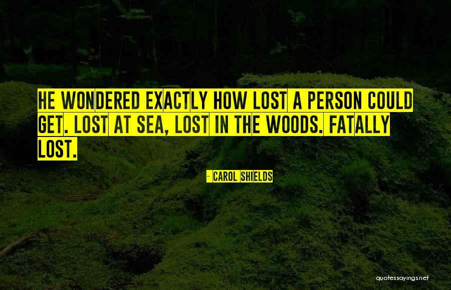 Lost At Sea Quotes By Carol Shields Lost At Sea Quotes By Carol Shields