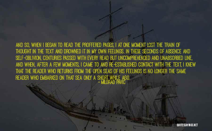 Lost At Sea Quotes By Milorad Pavic Lost At Sea Quotes By Milorad Pavic