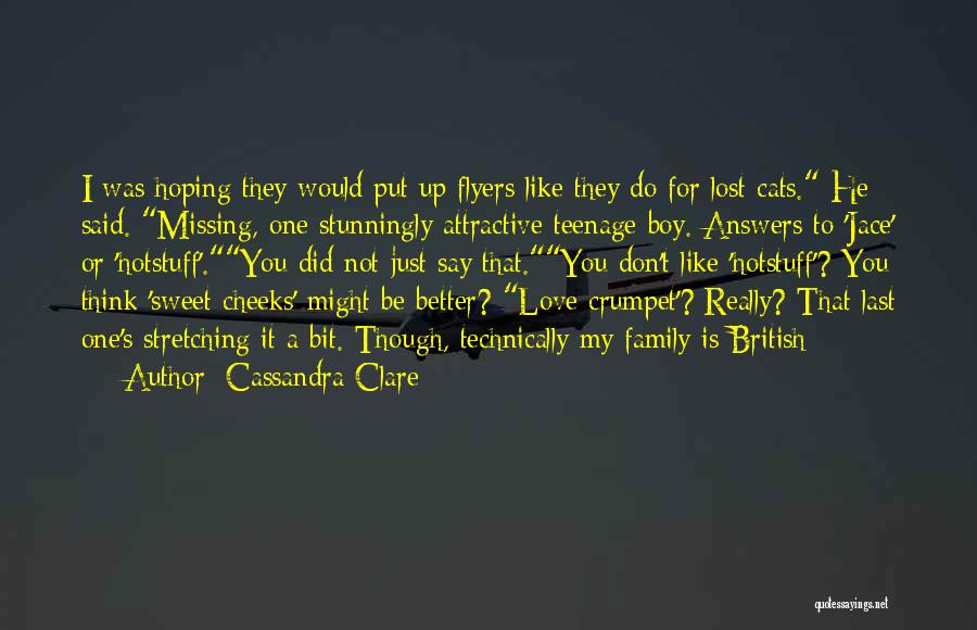 Lost Boy Quotes By Cassandra Clare