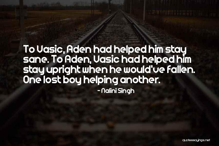 Lost Boy Quotes By Nalini Singh Lost Boy Quotes By Nalini Singh