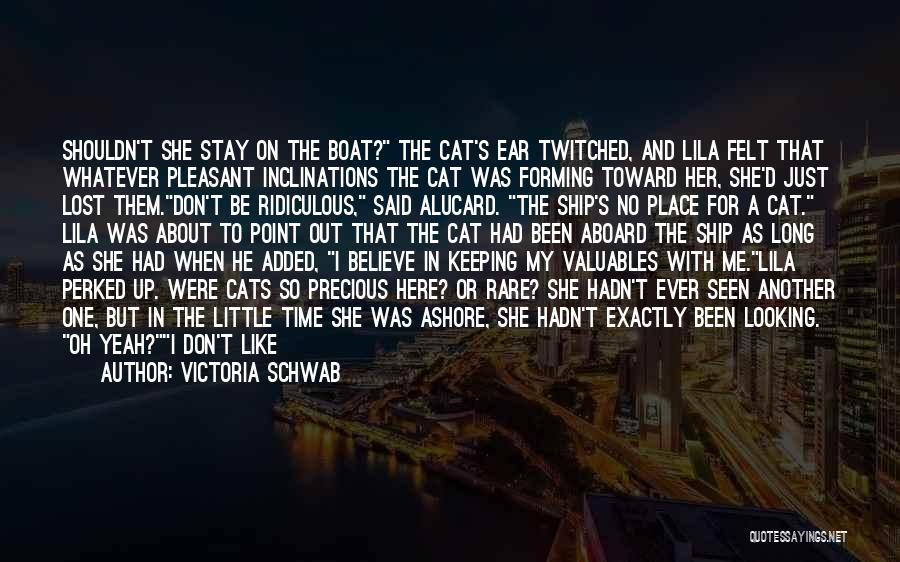 Lost Cat Quotes By Victoria Schwab