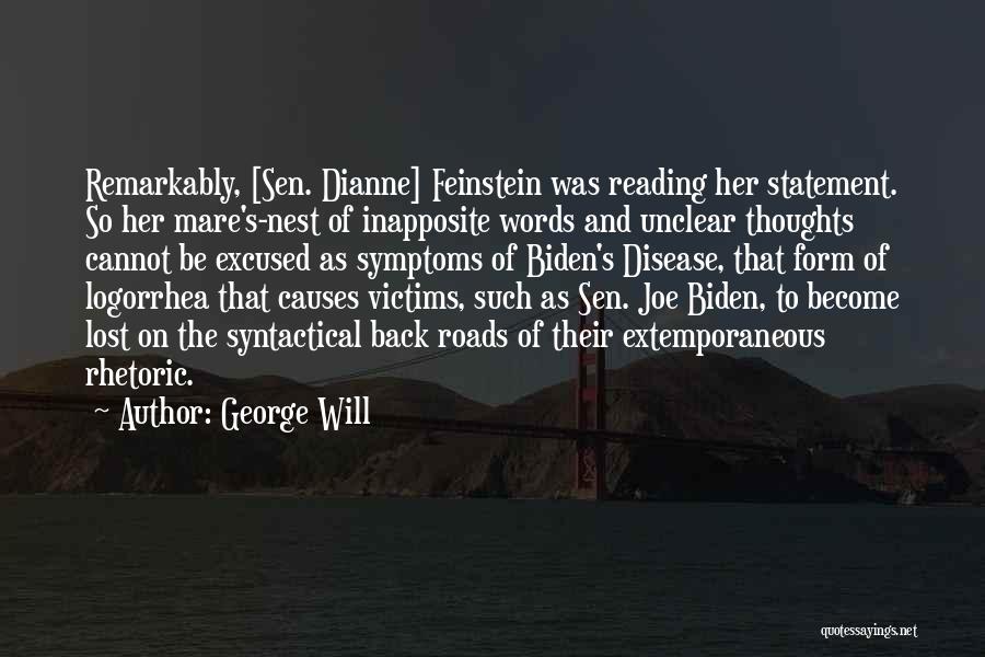 Lost Causes Quotes By George Will