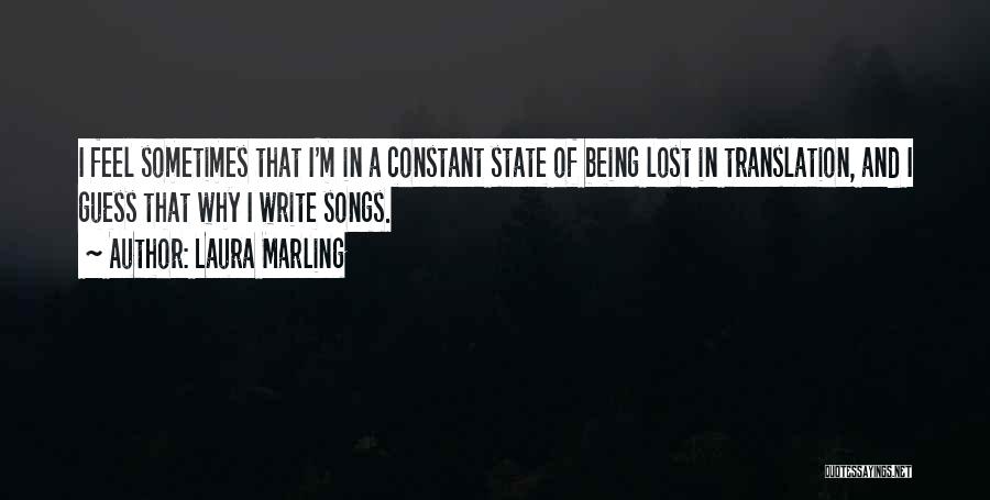 Lost Constant Quotes By Laura Marling