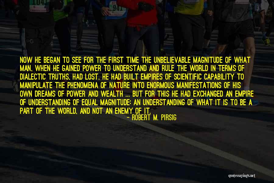 Lost Dreams Quotes By Robert M. Pirsig
