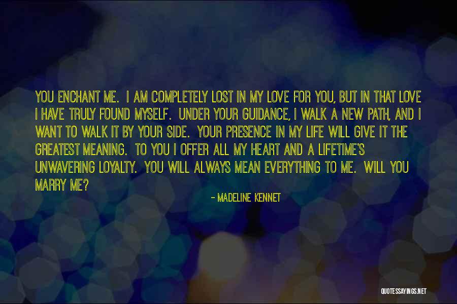 Lost Everything In Love Quotes By Madeline Kennet