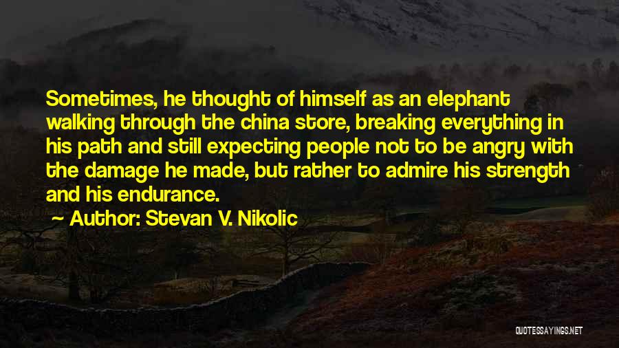 Lost Faith In Everything Quotes By Stevan V. Nikolic