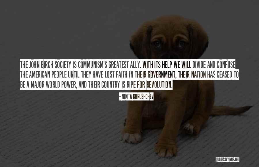 Lost Faith In Someone Quotes By Nikita Khrushchev Lost Faith In Someone Quotes By Nikita Khrushchev