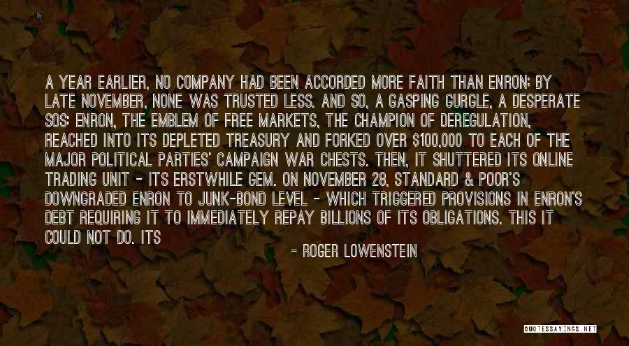 Lost Faith In Someone Quotes By Roger Lowenstein