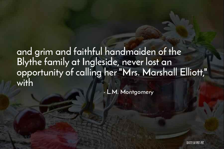 Lost Family Quotes By L.M. Montgomery