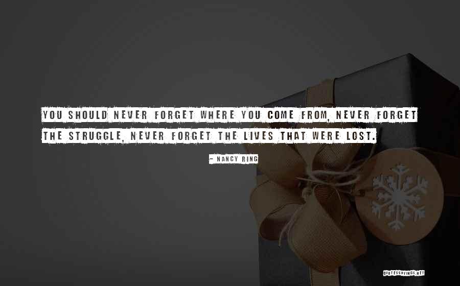 Lost Family Quotes By Nancy Ring Lost Family Quotes By Nancy Ring
