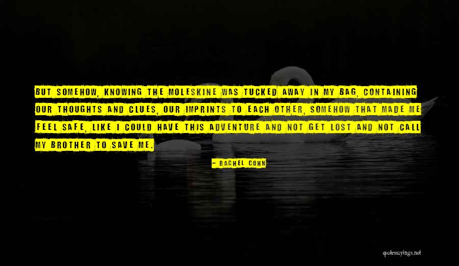 Lost In Each Other Quotes By Rachel Cohn Lost In Each Other Quotes By Rachel Cohn