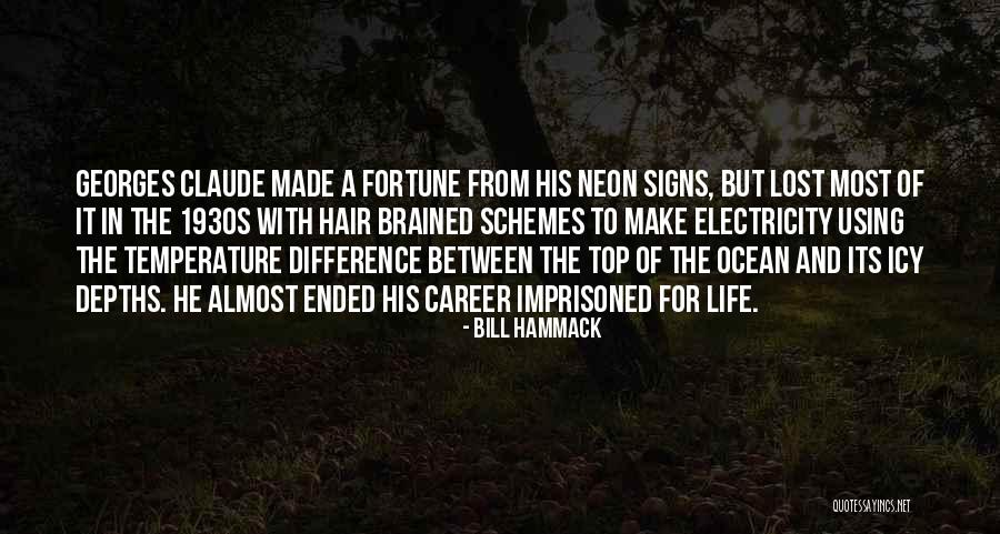 Lost In The Ocean Quotes By Bill Hammack