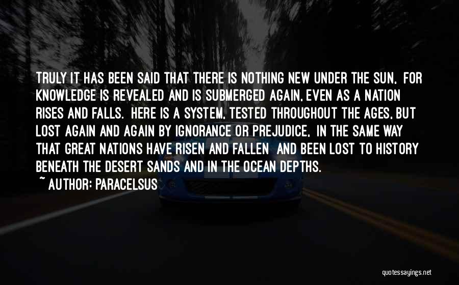 Lost In The Ocean Quotes By Paracelsus
